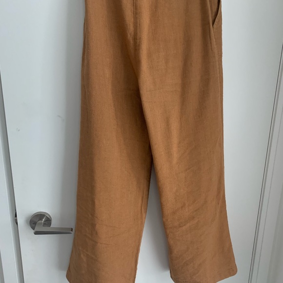 Doen Riviera Silk and Linen High waisted Pants Size 26 - Picture 5 of 9